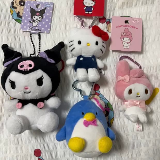 [일본정품] 산리오 인형 쿠로미 헬로키티 마이멜로디 턱시도샘