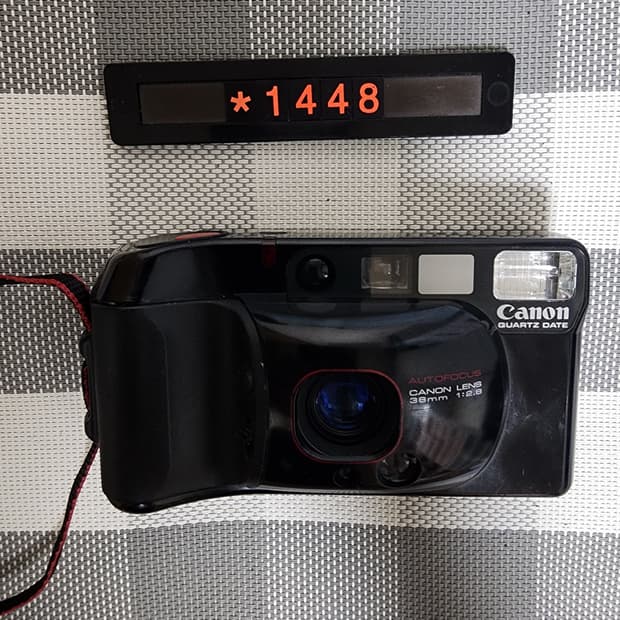 캐논 오토보이 3 데이터백 필름카메라