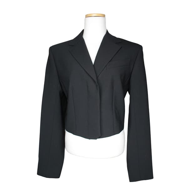 S막스마라 미드나잇블루 크롭 자켓 55, 66