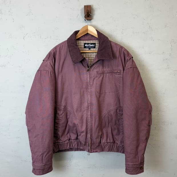 와일드띵스 빈티지 워크자켓 플럼