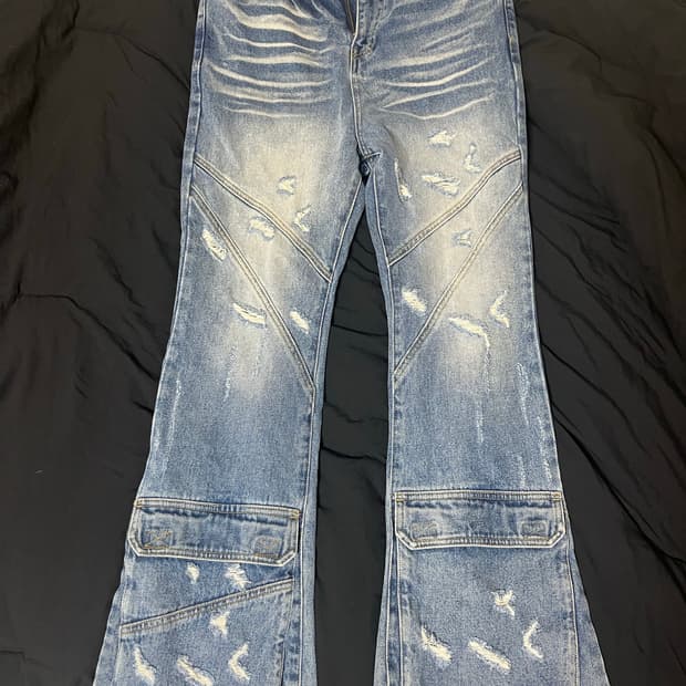 포스센스티브 플레어 데님 1사이즈