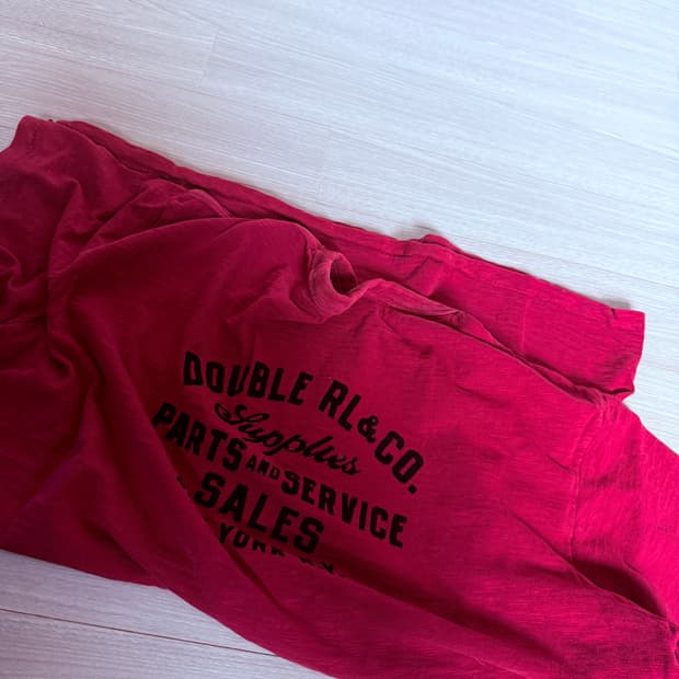 rrl 더블알엘 프린팅 티셔츠 xl