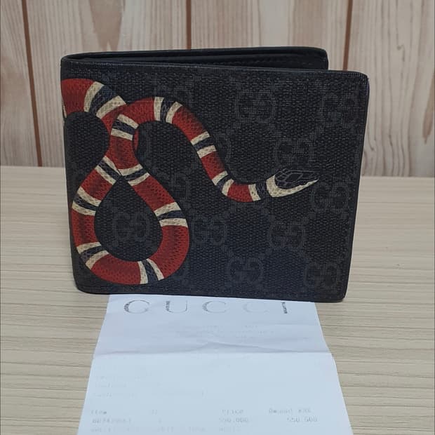 구찌 스네이크 지갑/반지갑 정품S급(영수증O)