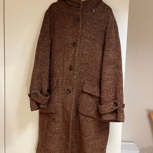 KARRA 브라운 후드 코트