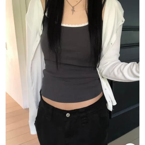 이즈이즈 실크 가디건 아이보리 화이트 silk color cardigan