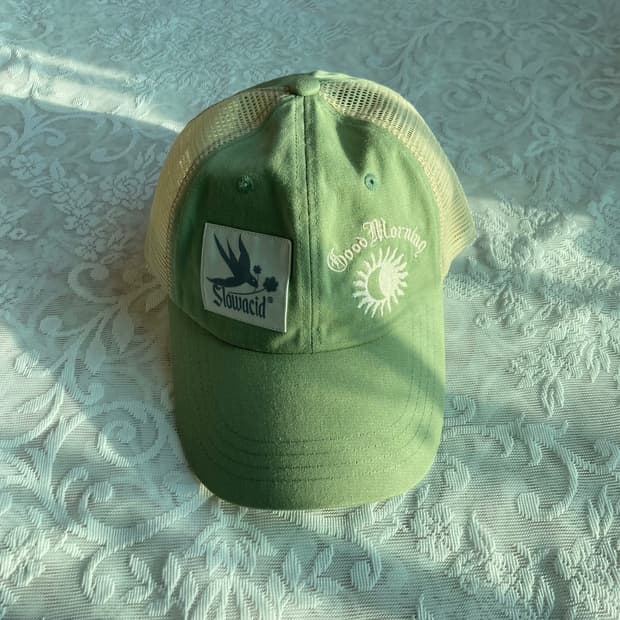 Bird label mesh ball cap