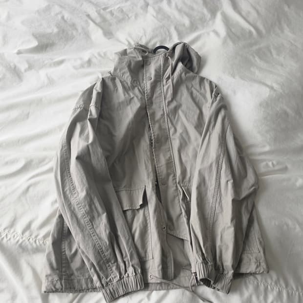 파르티멘토 코드 후드집업 자켓 스모크 그레이 L