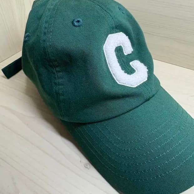 커버낫 C로고 볼캡 모자 그린