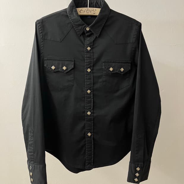 빈티지 폴로 랄프로렌 스포츠 웨스턴 셔츠