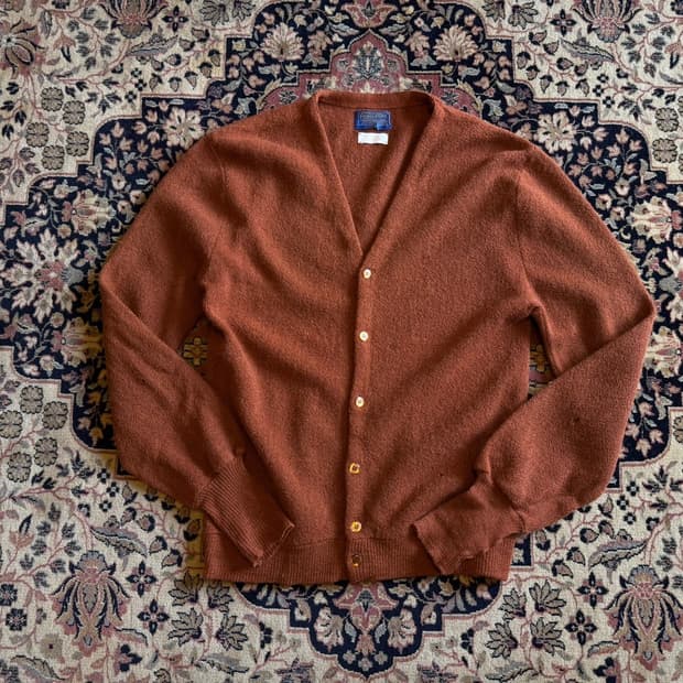 펜들턴 알파카 가디건 100