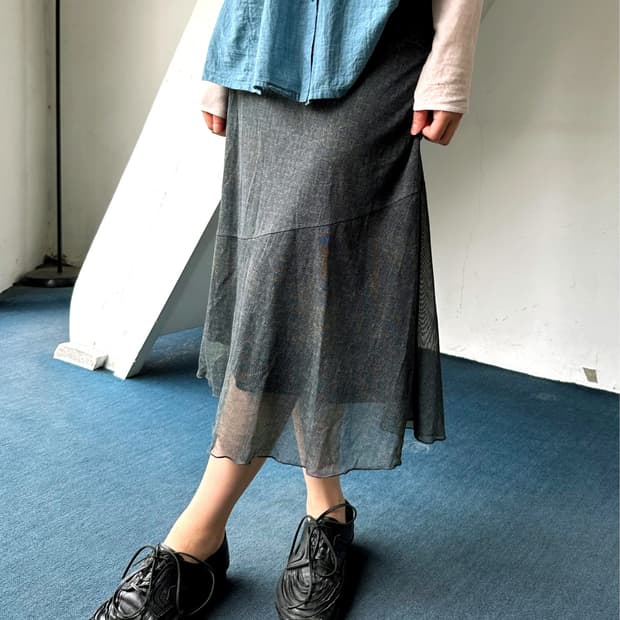 High count poly panel skirt