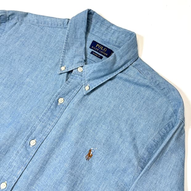 폴로 랄프로렌 샴브레이 셔츠 XL (큐알신형)