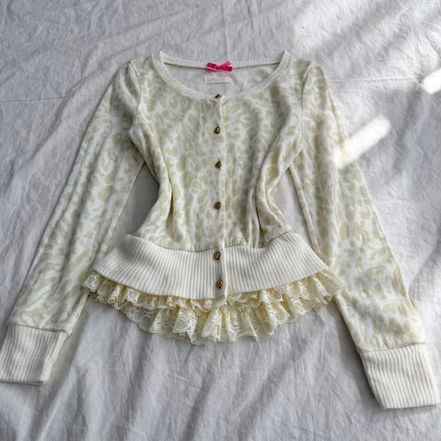 리즈리사 로걀 러블리 레이스  가디건 