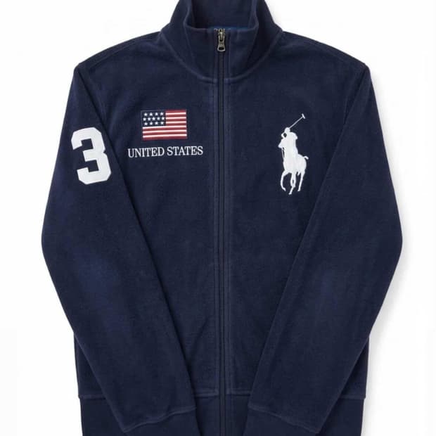 폴로 빅포니 성조기 집업