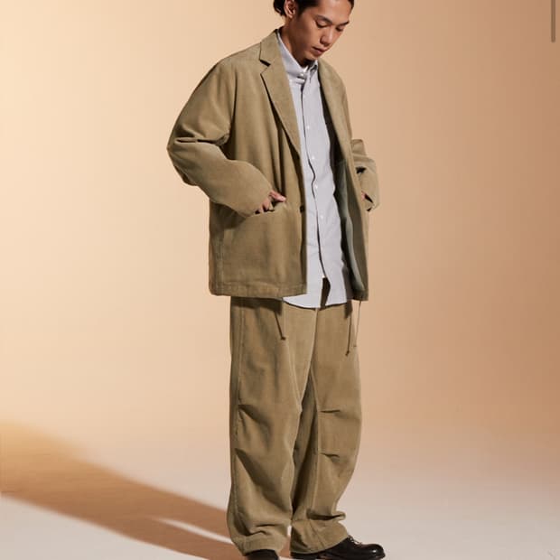 (텍만 땐 새상품) 유니폼브릿지 코듀로이 블레이저 판매