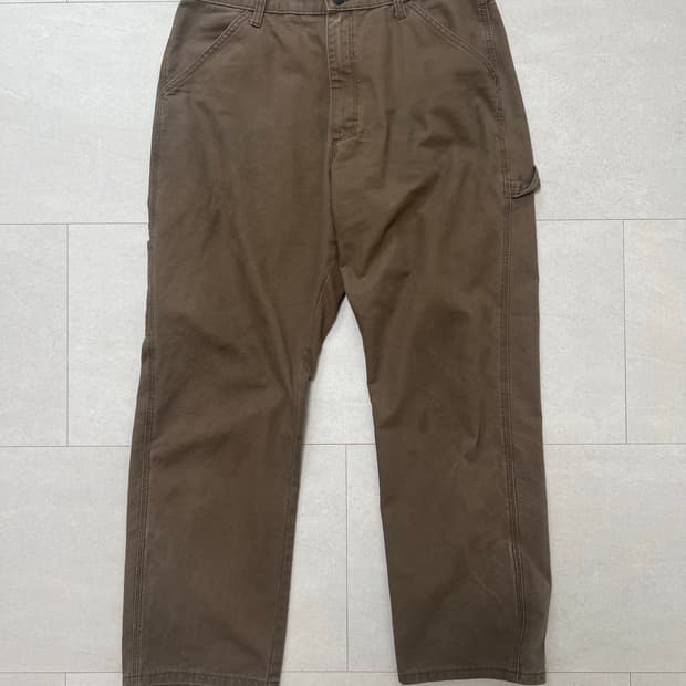 빈티지 워크 팬츠 러슬러 브라운 34/32