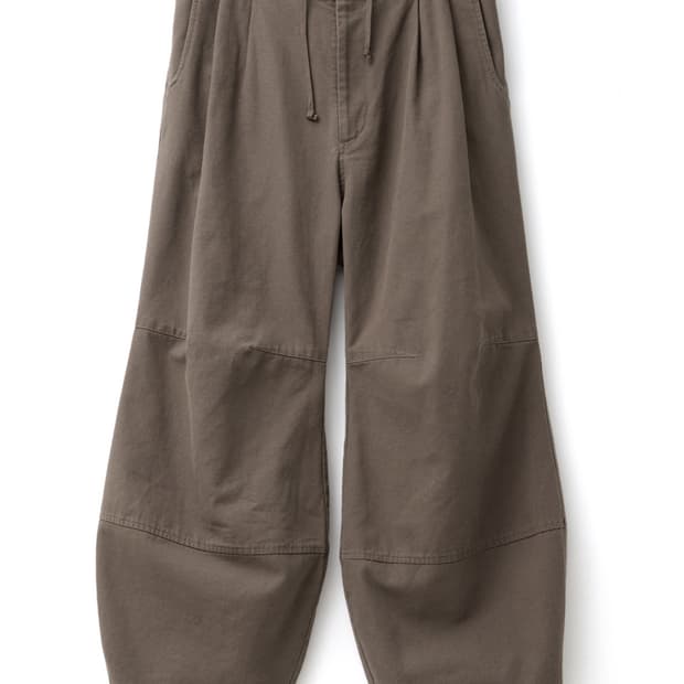 해칭룸 볼륨 팬츠 다크 베이지