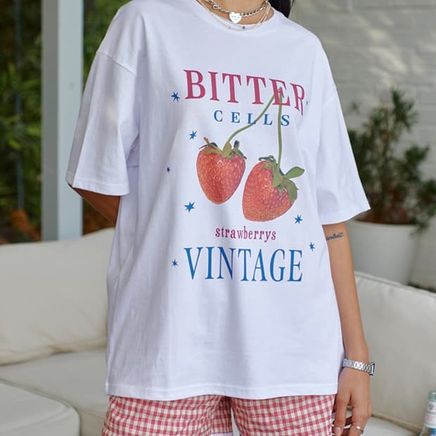 비터셀즈 Bittercells 산타나 베리 티 화이트 (사이즈 2)