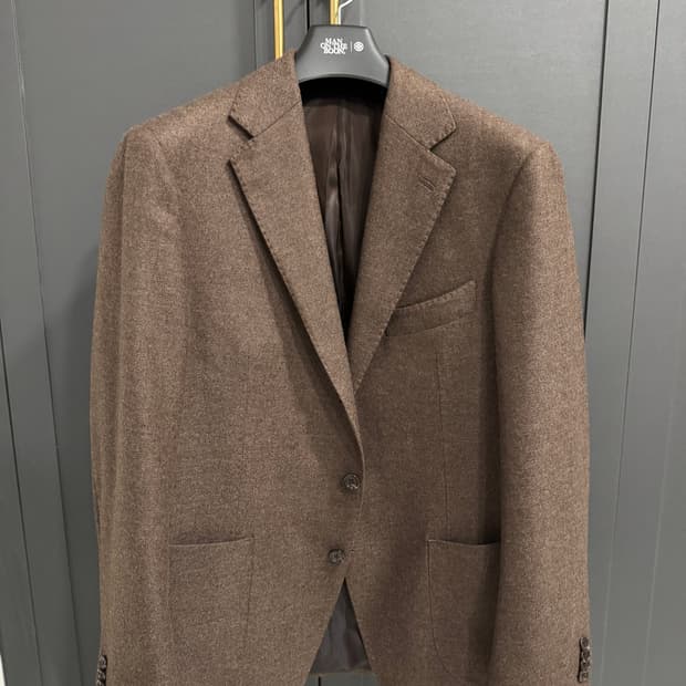 맨온더분 노치트 라펠 울 캐시미어 싱글 자켓 50