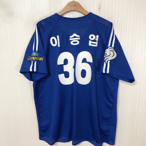 KBO 삼성라이온즈 02올드 (왕조)원정유니폼/져지100 #36 이승엽