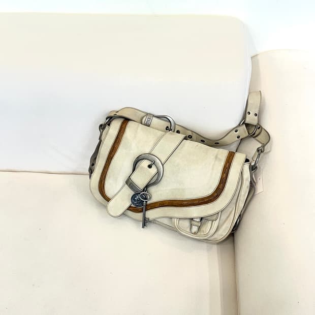 디올 가우초 새들백 (정품)