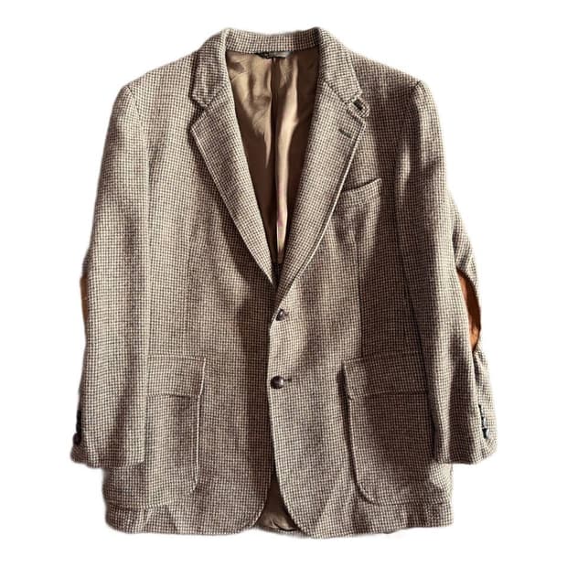 Eddie Bauer elbow patch sports wool jack