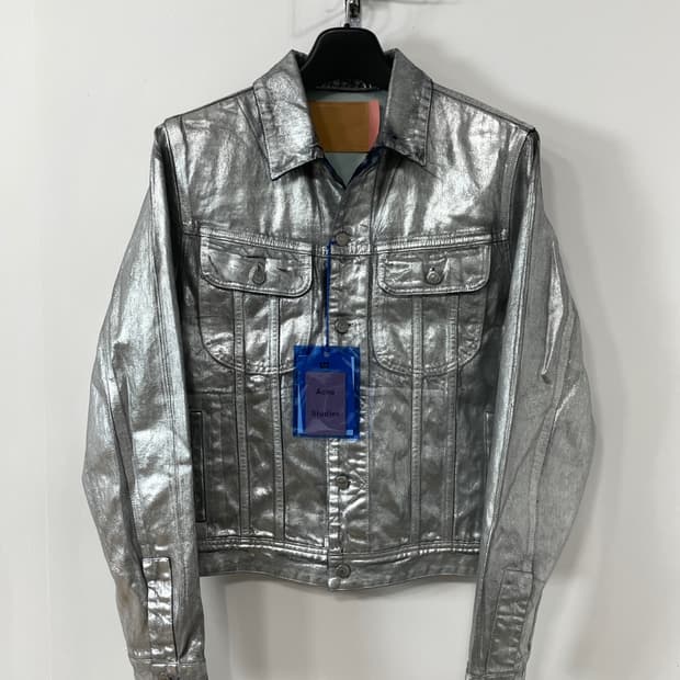 아크네 스튜디오 Tent 실버 데님 자켓