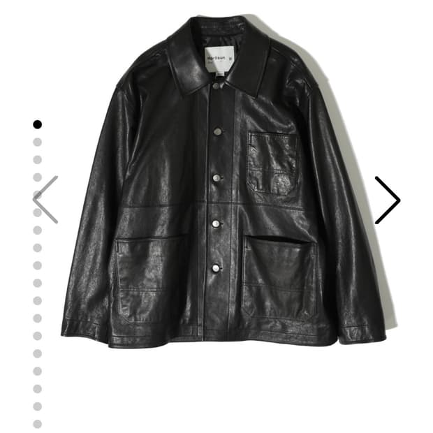 홀리선 아카디아 레더 워크 자켓