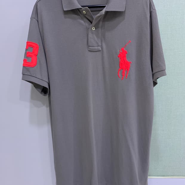 폴로 핑크빅포니 그레이