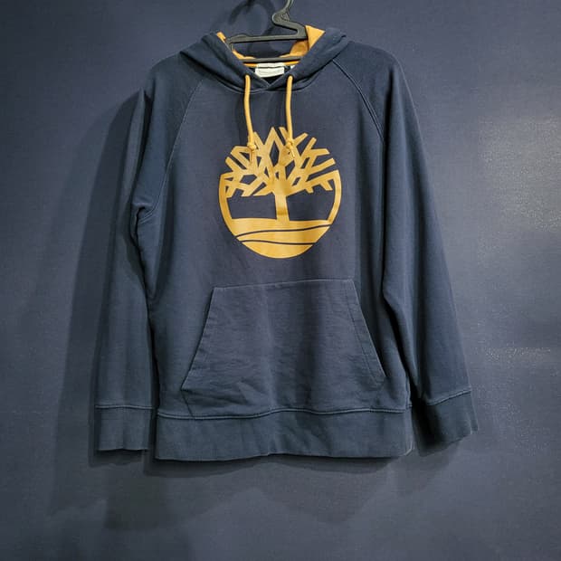 팀버랜드 레귤러핏 빅로고 후드티