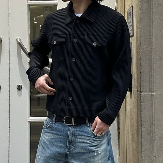 이세이미야케 옴므 플리세 울라이크 트러커 자켓 2 택포함