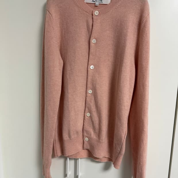 꼼데가르송 스몰 하트 가디건