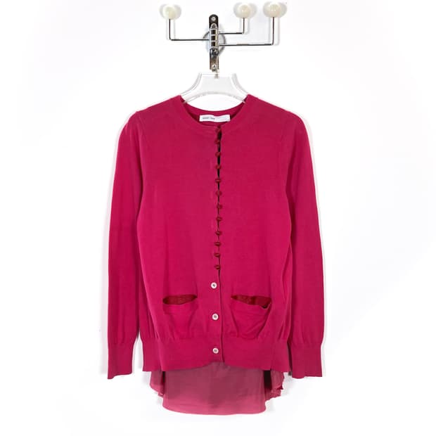 사카이 럭 멀티버튼 레이어드 가디건