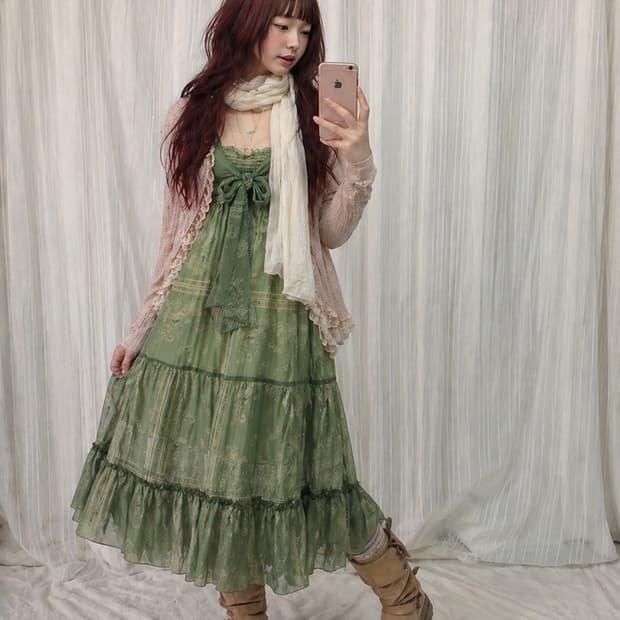 나뭇잎 마을 소녀 원피스 🪵🌿