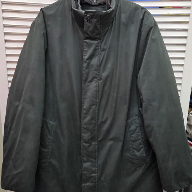 다니엘크레뮤 레이어드 구스다운 패딩 코트