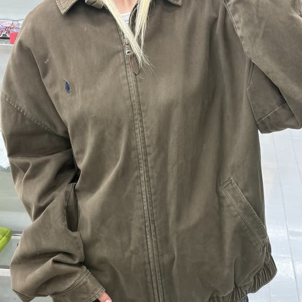 폴로 랄프 로렌 00s 해링턴 코튼 자켓
