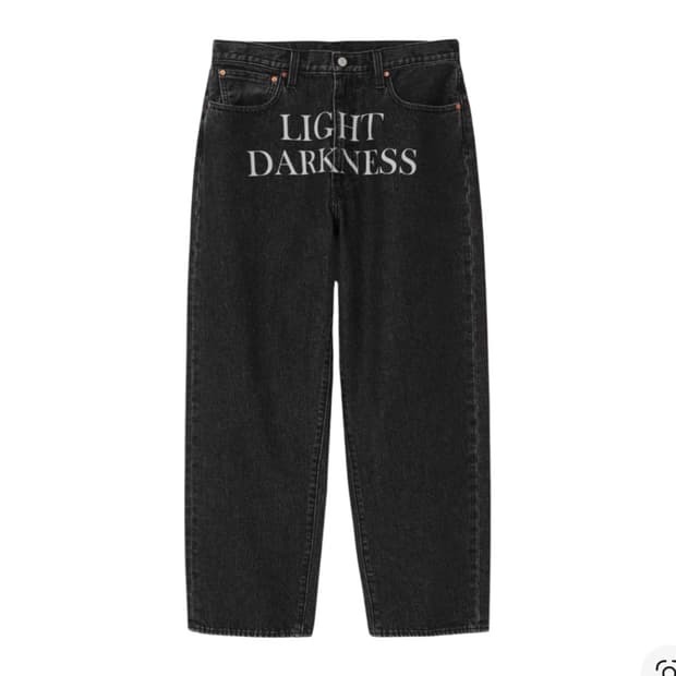 언더커버 x 리바이스 UC1E9502 팬츠 블랙