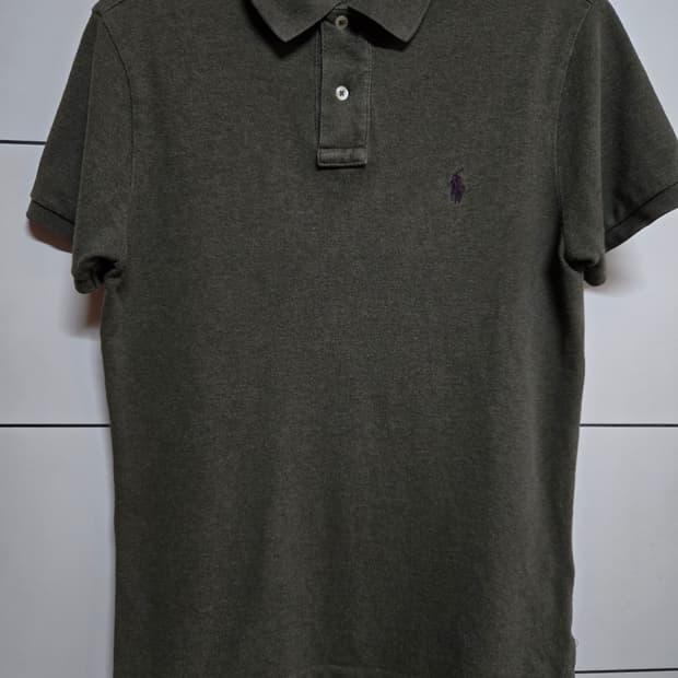 폴로 랄프로렌 정품 카키 PK반팔티