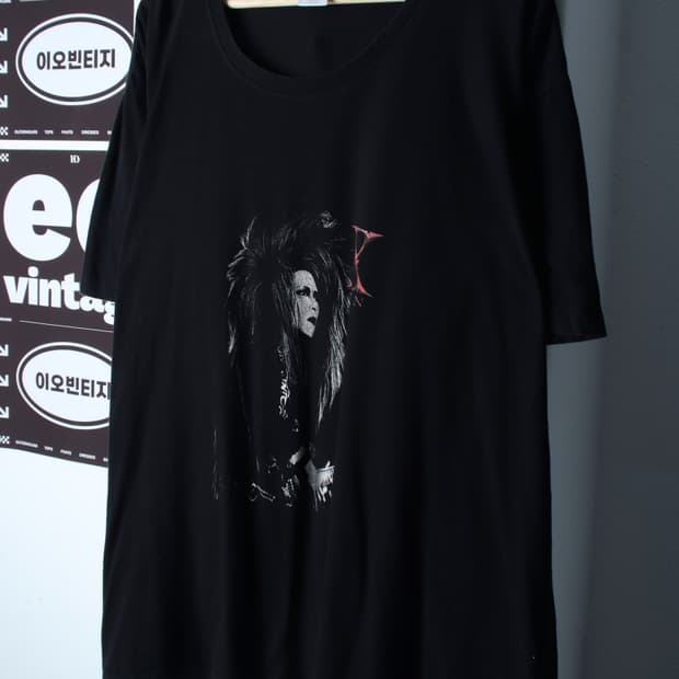 (3XL-4XL) 브랜드빈티지 반팔 티셔츠 빅사이즈 프린팅-H36714