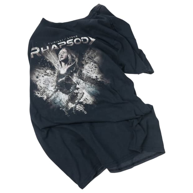 RHAPSODY 랩소디 2019 재팬 투어 빈티지 밴드 티셔츠