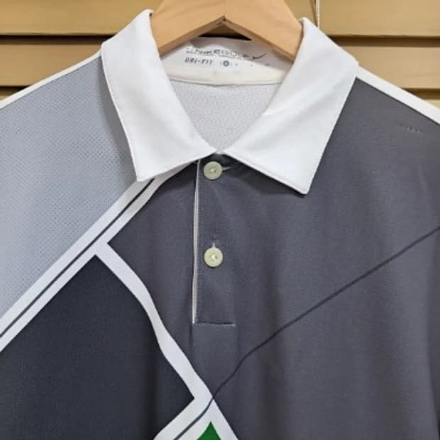 나이키골프 남성 배색반팔PK티셔츠 S사이즈