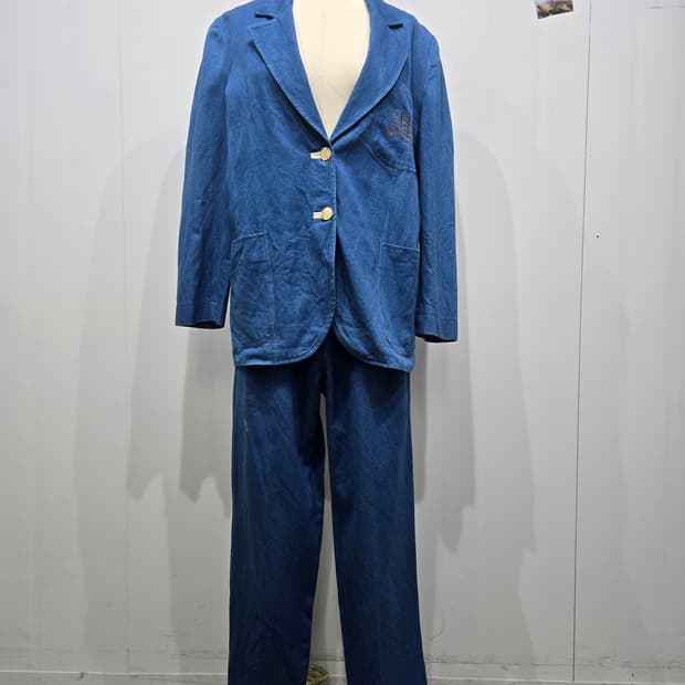 에르노 데님 자켓 & 바지 세트 정장 셋업