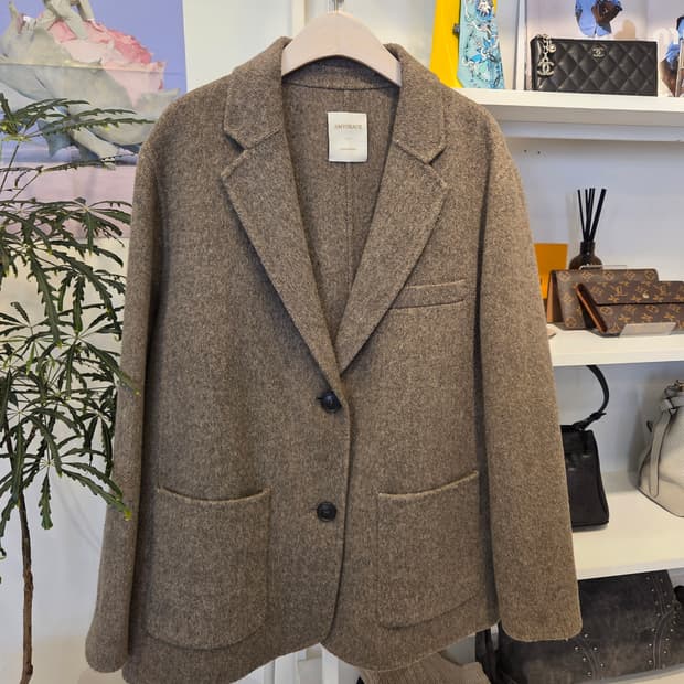 에이미그레이스 헤링본 울 자켓