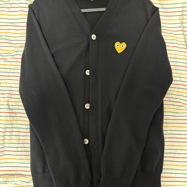 꼼데가르송 가디건 m