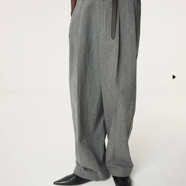 렉토 퀸시 울 팬츠 L