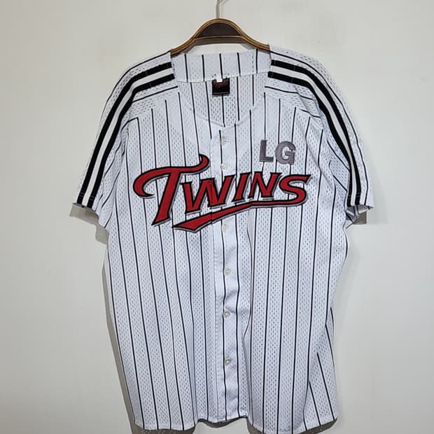 (XL) 엘지트윈스 야구져지 반팔 정광태 마킹 LG 유니폼 