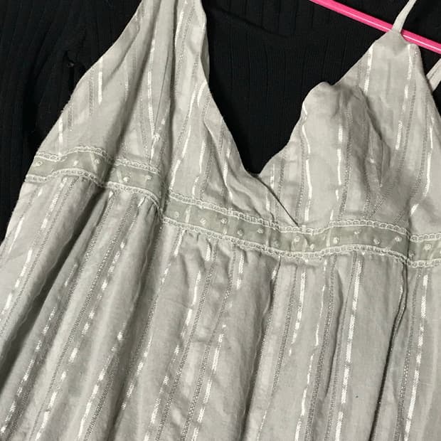 빈티지 뷔스티에 원피스 / 모리걸