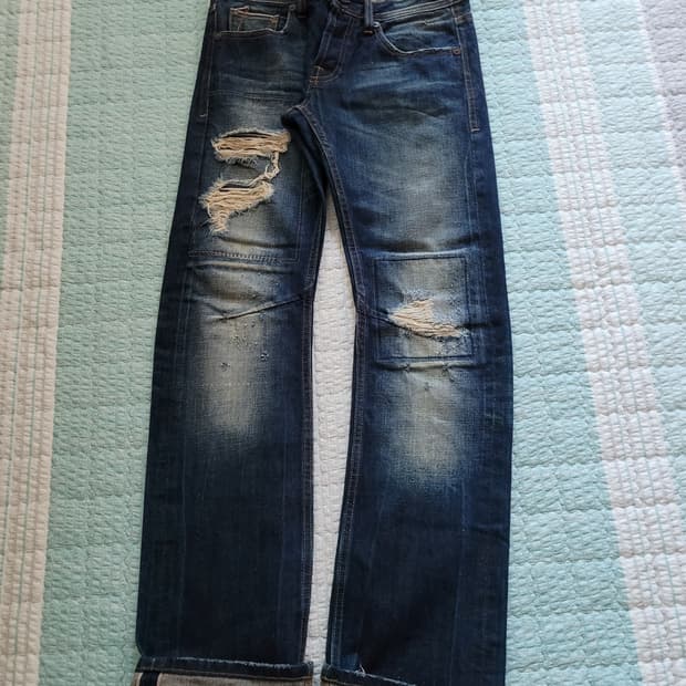 컬트 오브 인디비듀얼리티 COI 재패니즈 셀비지 릴렉스드 데님 29-30