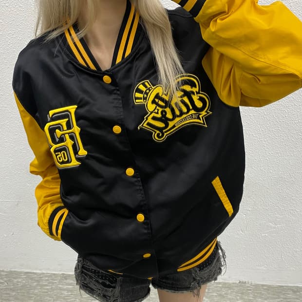 푸부 블랙 바시티 XL