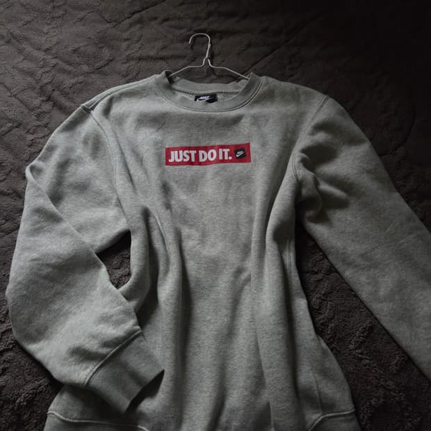 나이키 JUST DO IT 기모 맨투맨 S